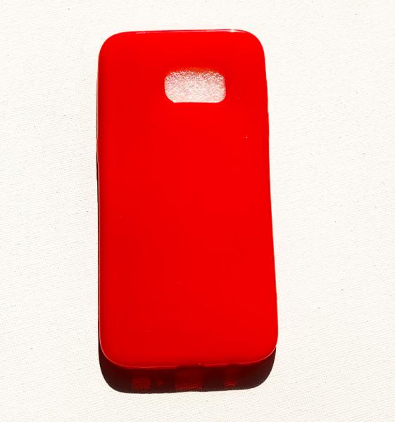 Hülle für Samsung S7 Rot Back Case Schutzhülle